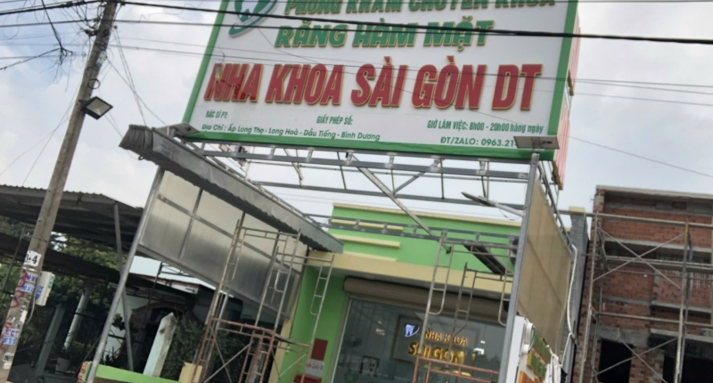 DỰ ÁN GIA CÔNG CHỮ NỔI NHA KHOA