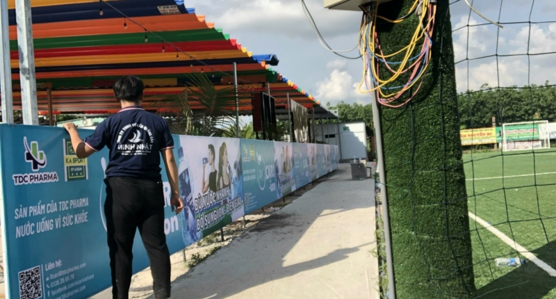 DỰ ÁN BẢNG HIỆU SÂN BÓNG ĐÁ