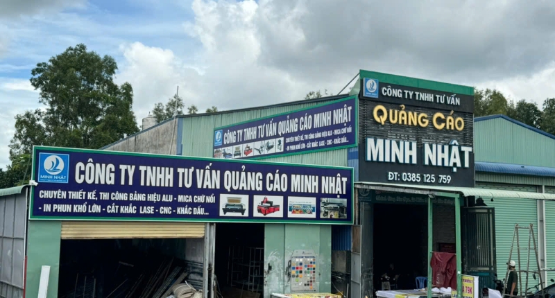 DỰ ÁN BẢNG HIỆU CÔNG TY