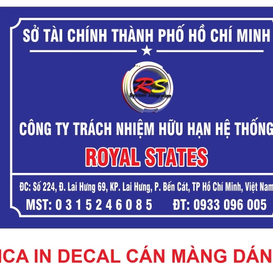 Bảng Hiệu Công Ty Chuẩn Thủ Tục: Thiết Kế & Gia Công Biển Mica In Decal Chống Trầy Xước, Lấy Ngay.