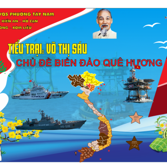 Thiết kế backdrop hội trại tòng quân chuyên nghiệp – Tiếp lửa hào khí, rạng rỡ ngày hội giao quân!"khu vực bến cát, bàu bàng