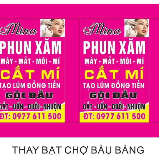 "Khung cũ bạt mới – Sáng bừng mặt tiền: Dịch vụ thay bạt bảng hiệu tận nơi, siêu tiết kiệm!" thiết kế biển hiệu khu vực bến cát, bàu bàng